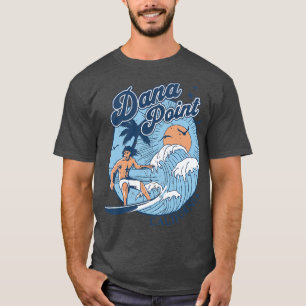 1970s Surfen Dana Point California Retro T-shirt