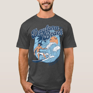 1970s Surfen Daytona Beach Florida Retro T-shirt