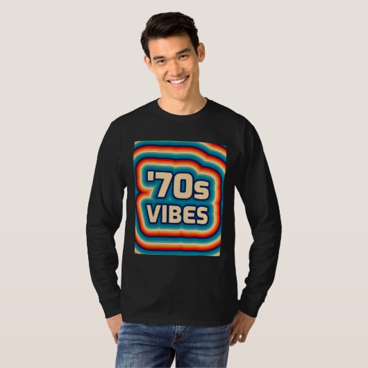 1970s vibes 70s vibes BOOMER HIPSTER T-SHIRTS (Voorkant volledig)