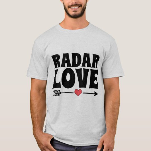 1970s VINTAGE RADAR LOVE T-Shirts (Voorkant)
