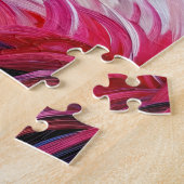 1970s Zwarte Vrouw Afro Glam Pop Art Puzzel Legpuzzel (Zijkant)