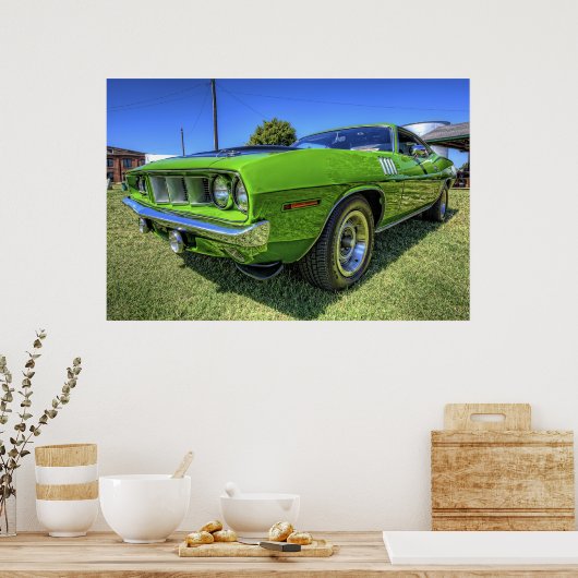 1971 340 'Cuda in HDR. Poster (Keuken)