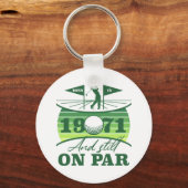 1971 50e verjaardag Golf Lover Sleutelhanger (Voorkant)