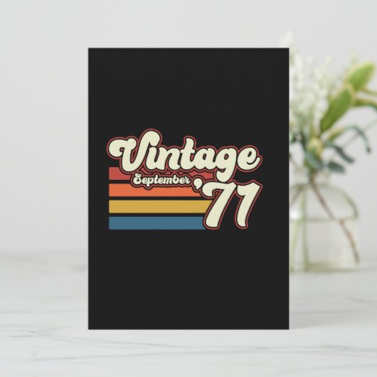  1971 50e verjaardag kaart (Staand voorkant)