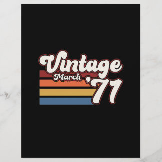 1971 50e verjaardag maart flyer