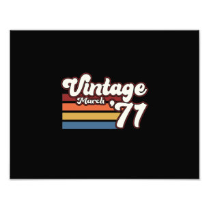 1971 50e verjaardag maart foto afdruk