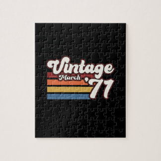 1971 50e verjaardag maart legpuzzel