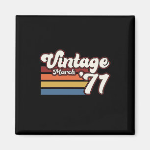 1971 50e verjaardag maart magneet
