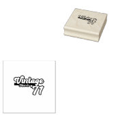 1971 50e verjaardag maart rubberstempel (Gestempeld)