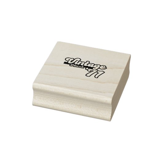 1971 50e verjaardag maart rubberstempel (Stempel)