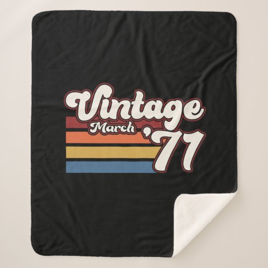 1971 50e verjaardag maart sherpa deken (Voorkant)