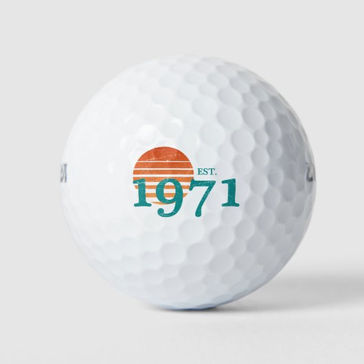  1971 50e verjaardag van de zonsondergang van de b golfballen (Voorkant)