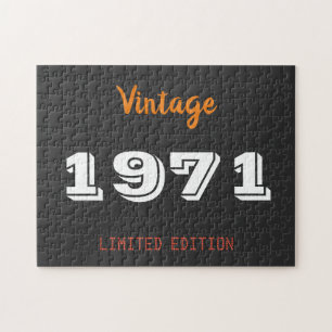 1971 55th Birthday Jigsaw Puzzle - Limited Legpuzzel