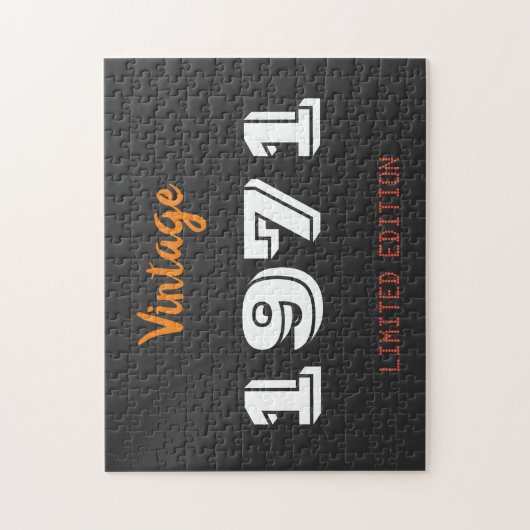  1971 55th Birthday Jigsaw Puzzle - Limited Legpuzzel (Verticaal)