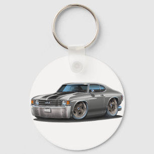 1971-72 Chevelle Grey-Black Car Sleutelhanger