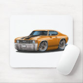 1971-72 Chevelle Oranje-Black Car Muismat (Met muis)