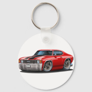 1971-72 Chevelle Red-Black Car Sleutelhanger