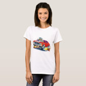 1971-72 Chevelle Red-White Car T-shirt (Voorkant volledig)