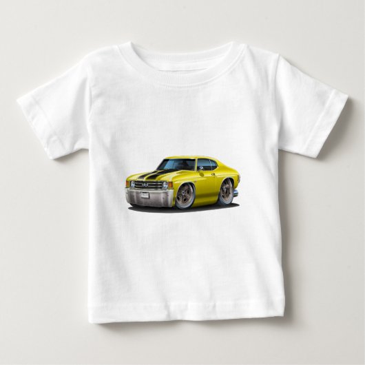 1971-72 Chevelle Yellow-Black Car (Voorkant)