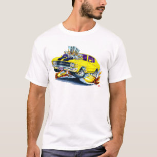 1971-72 Chevelle Yellow-Black Car T-shirt