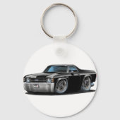1971-72 El Camino Black Truck Sleutelhanger (Voorkant)