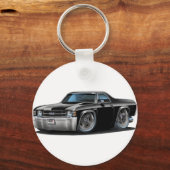 1971-72 El Camino Black Truck Sleutelhanger (Voorkant)