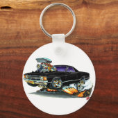 1971-72 El Camino Black Truck Sleutelhanger (Voorkant)