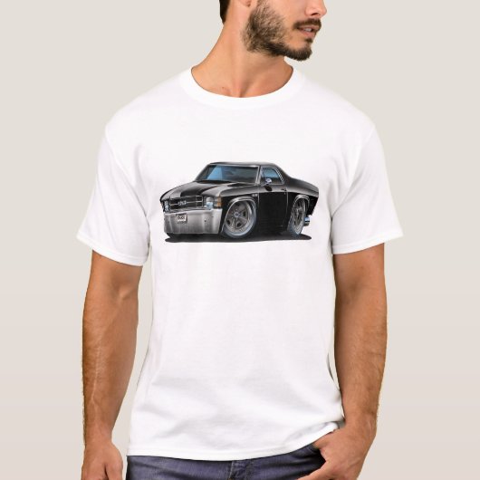 1971-72 El Camino Black Truck T-shirt (Voorkant)