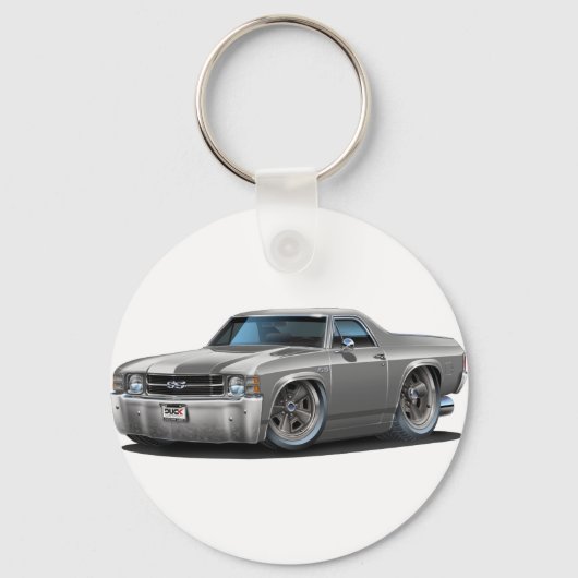 1971-72 El Camino Gray Truck Sleutelhanger (Voorkant)
