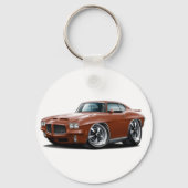 1971-72 GTO-brons-auto Sleutelhanger (Voorkant)