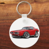 1971-72-lader - Rood-Zwarte auto Sleutelhanger (Voorkant)