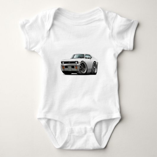 1971-72 Nova White Car Romper (Voorkant)