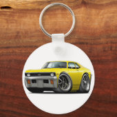 1971-72 Nova Yellow Car Sleutelhanger (Voorkant)