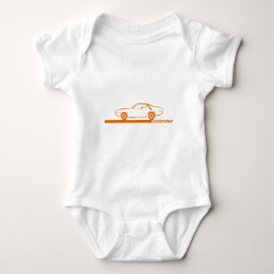 1971-72 Roadrunner Oranje auto Romper