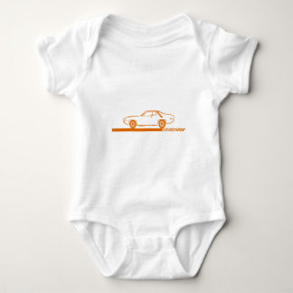 1971-72 Roadrunner Oranje auto Romper