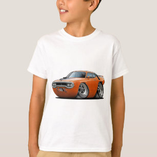 1971-72 Roadrunner Oranje-zwarte auto T-shirt