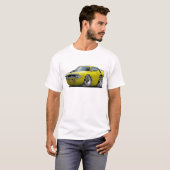 1971-72 Roadrunner Yellow-Black Car T-shirt (Voorkant volledig)