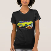 1971-73 Cuda gele auto T-shirt (Voorkant)