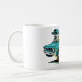 1971-74 Nova Blauwgroen auto Koffiemok (Links)