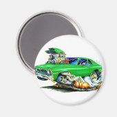 1971-74 Nova Green Car Magneet (Voorkant / Achterkant)