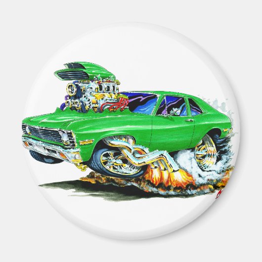 1971-74 Nova Green Car Magneet (Voorkant)