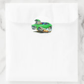 1971-74 Nova Green Car Ronde Sticker (Tas)