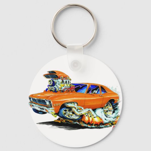 1971-74 Nova Oranje auto Sleutelhanger (Voorkant)