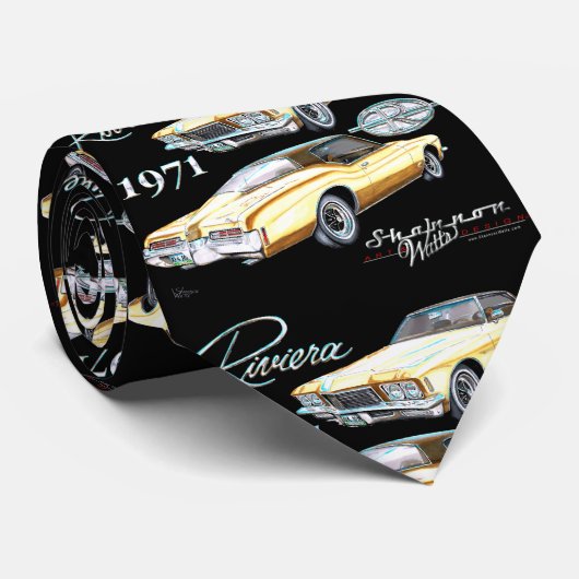 1971 Buick Riviera Stropdas (Opgerold)