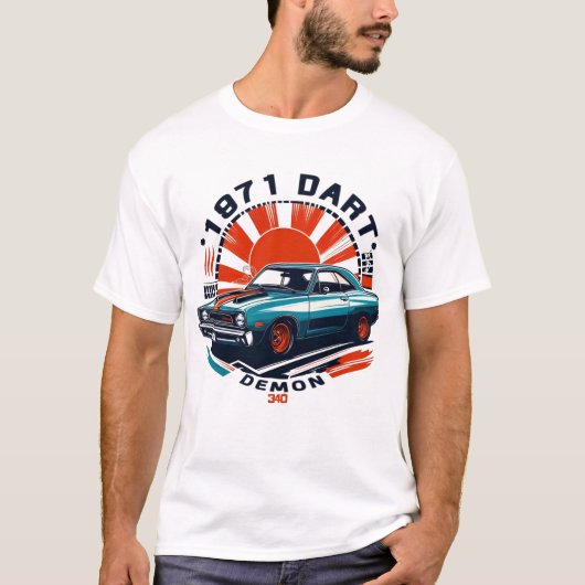 1971 Dart Demon 340 T-shirt (Voorkant)