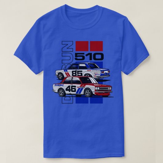 1971 Datsun 510 Trans Am TShirt (Design voorkant)