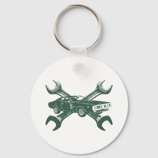 1971 Dodge 440-lader Sleutelhanger (Voorkant)