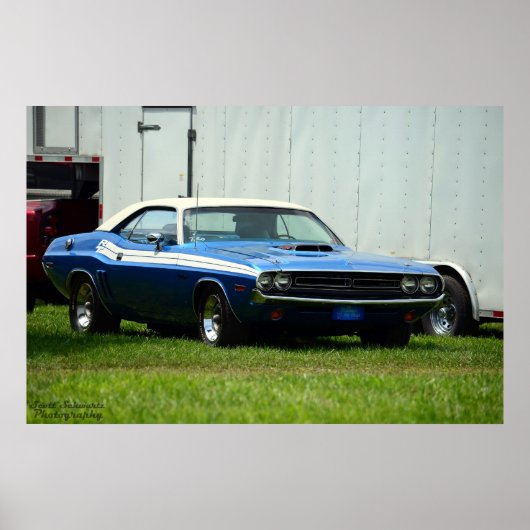 1971 Dodge Challenger R/T 440 sixpack Poster (Voorkant)