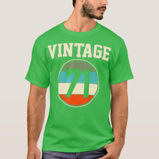 1971  geboorte 71 jaar t-shirt