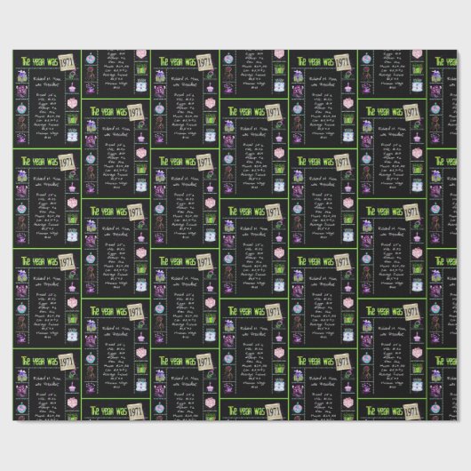 1971 Geboortejaar Trivia Cadeaupapier (Vlak)